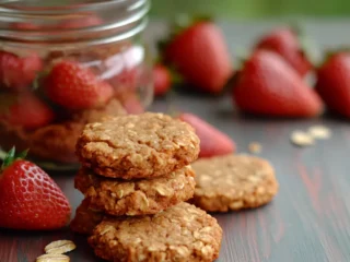 Strawberry and Honey Biscuits for Dogs