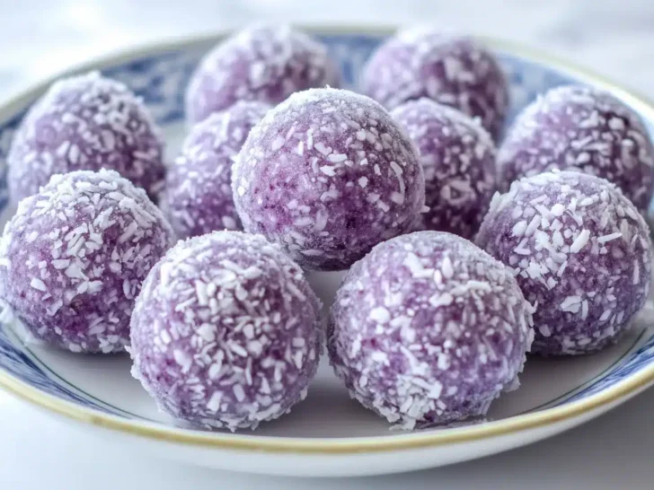 Blueberry & Coconut Frozen Balls: A Healthy, Tasty, and Refreshing Treat!