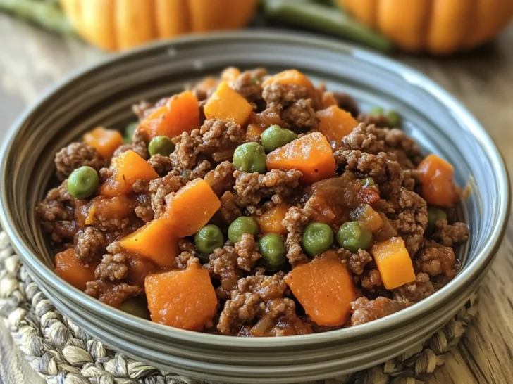 Beef & Pumpkin Delight for dogs: A Nutritious and Flavorful Meal