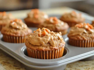 Peanut Butter & Carrot Muffins for Dogs