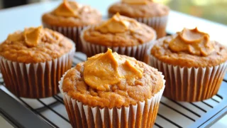 Pumpkin & Peanut Butter Muffins for Dogs