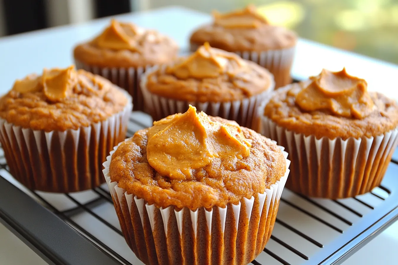 Pumpkin & Peanut Butter Muffins for Dogs