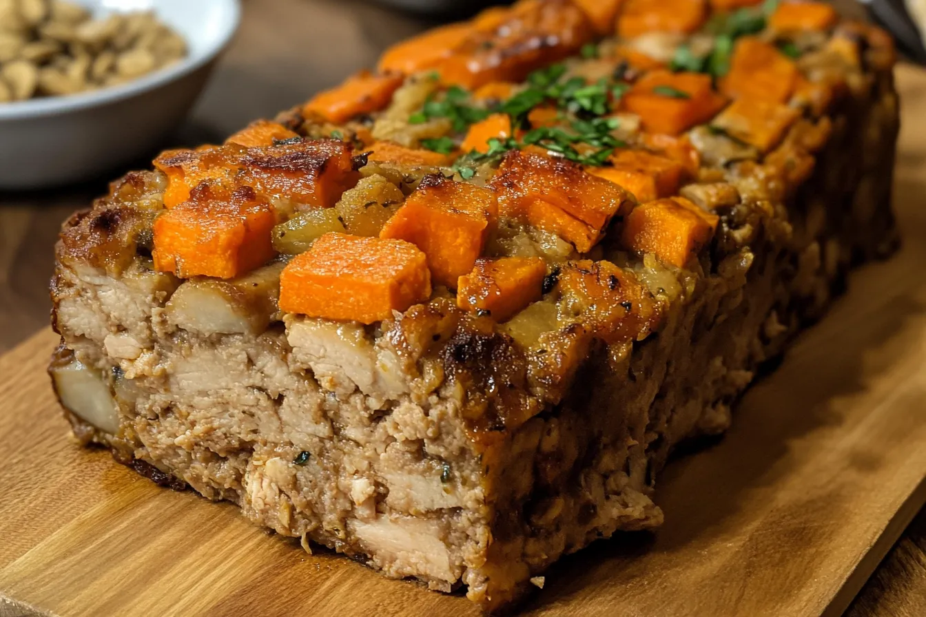 Sweet Potato & Chicken Meatloaf for Dogs Recipe