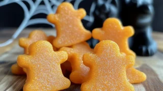 Halloween Pumpkin Carrot Ghost Chews for Dogs