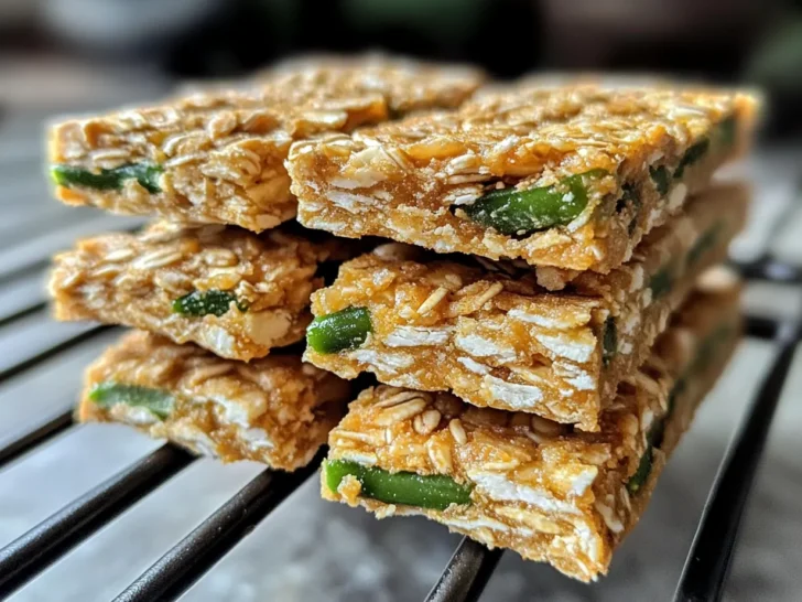 Homemade Green Bean and Chicken Crunchies for Dogs