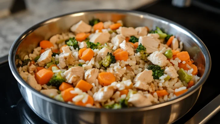 Homemade Chicken & Rice Delight for Dogs Easy Meal