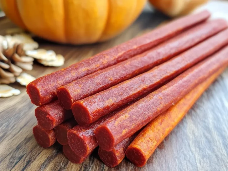 Homemade Pumpkin & Beet Dental Chews for Dogs