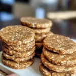 Peanut Butter Oat Rounds for Dogs