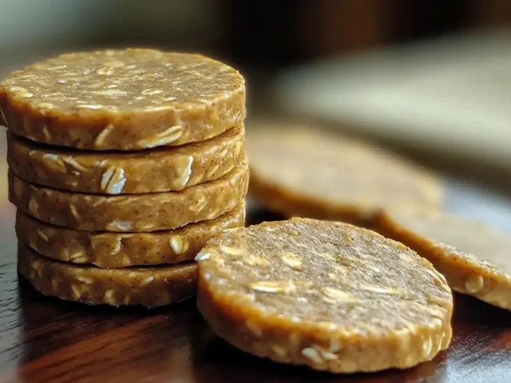 Peanut Butter Oat Rounds for Dogs Recipe  Homemade Treat