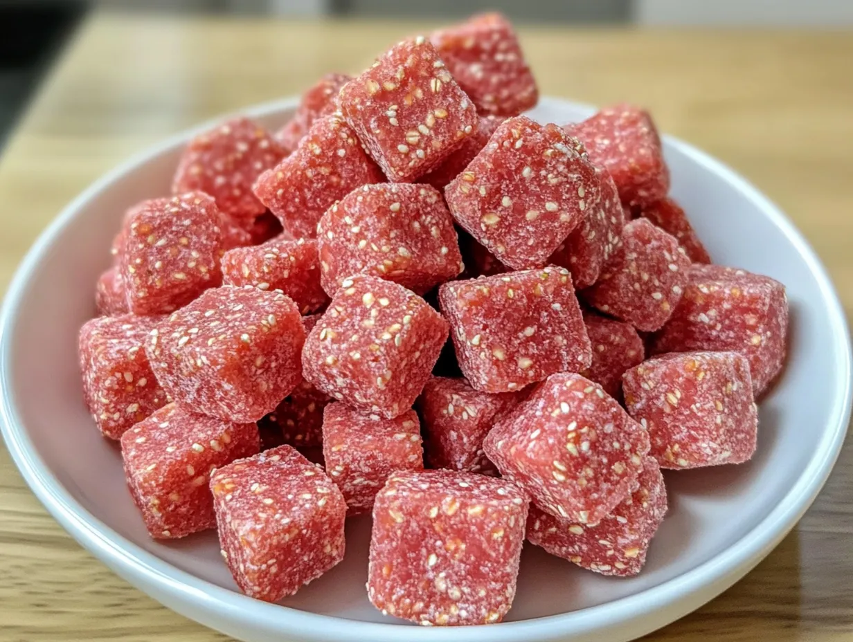 Strawberry & Oat Nibbles for Dogs