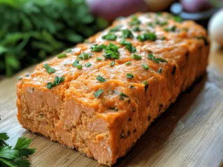 Salmon & Sweet Potato Dog Meatloaf for Dogs