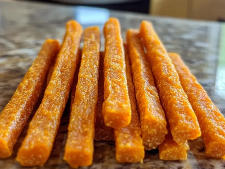 Sweet Potato and Carrot Sticks for Dogs: Recipe