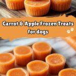 Carrot & Apple Frozen Treats for dogs are the perfect way to keep your pup cool and happy. Made with natural ingredients like carrots, apples, and yogurt, this easy homemade recipe is packed with vitamins and fiber. A great alternative to store-bought treats. Try this healthy and refreshing snack today!