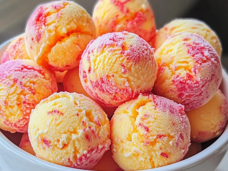Mango and Strawberry Swirl Frozen Dog Treats Recipe